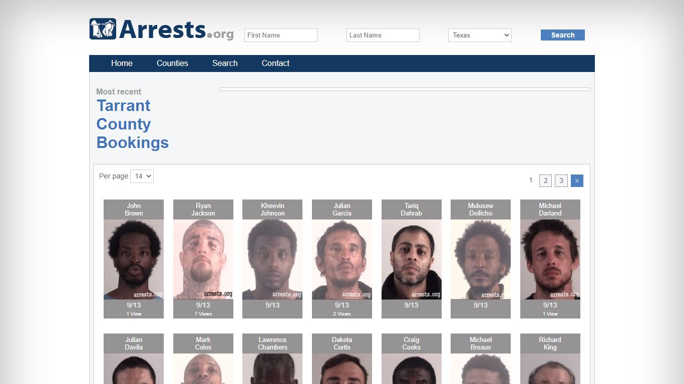 Tarrant County Arrests and Inmate Search